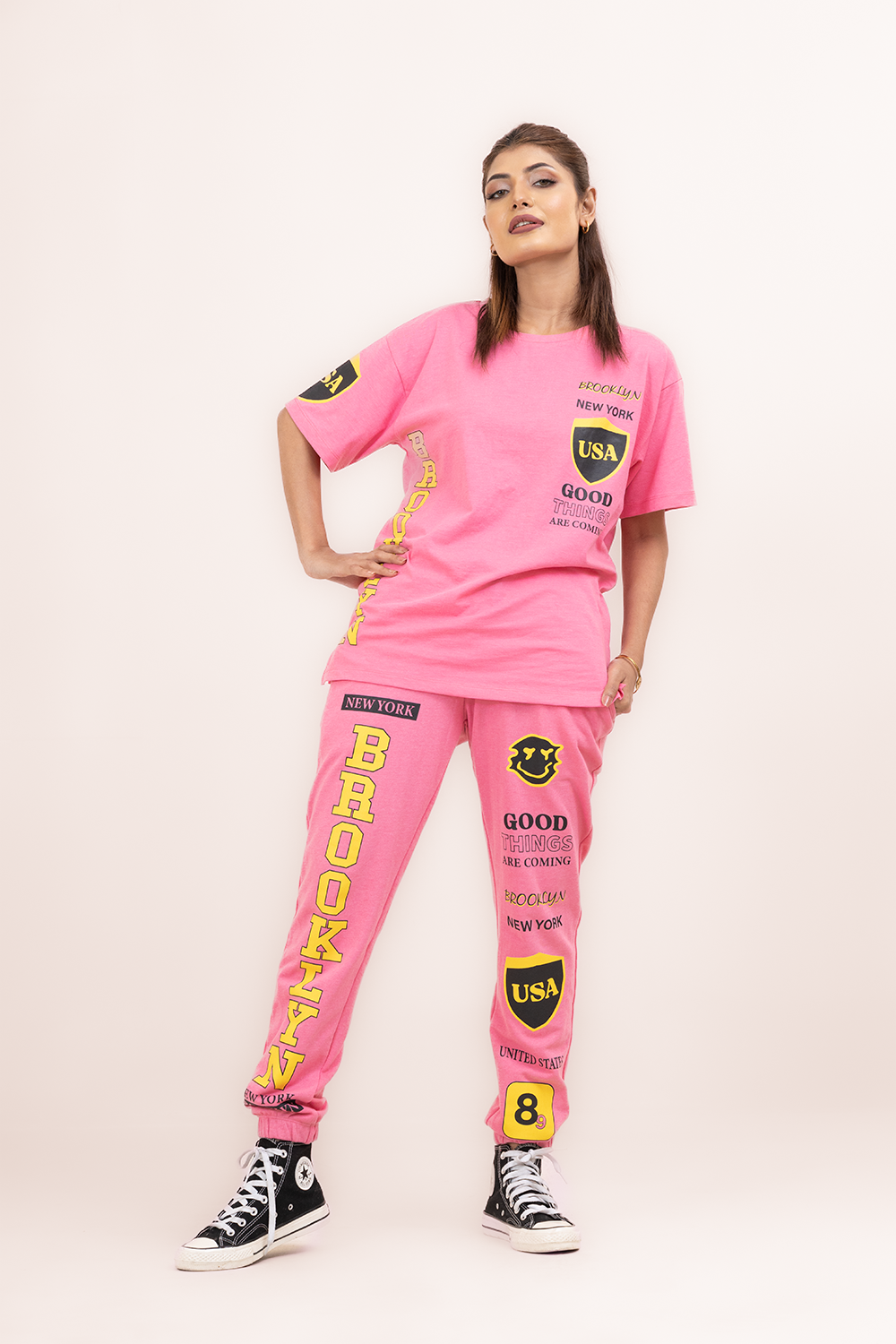 Women’s Brooklyn 2 Piece Set – T-Shirt