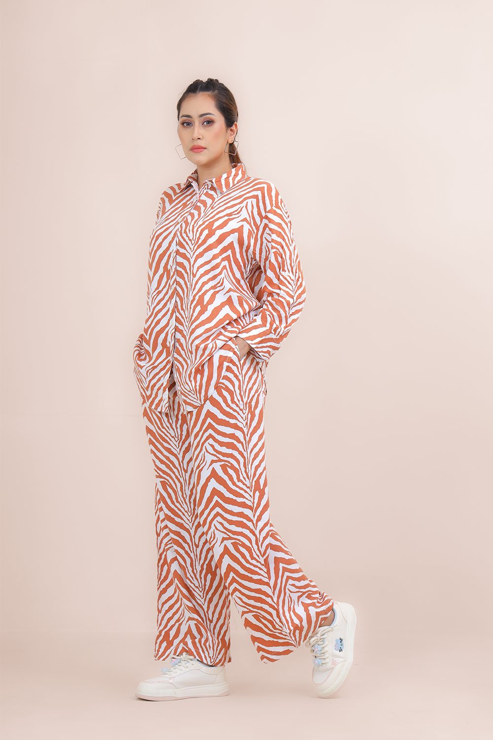 Premium Co-Ord Set – Twill Cotton Fabric with Elegant Prints