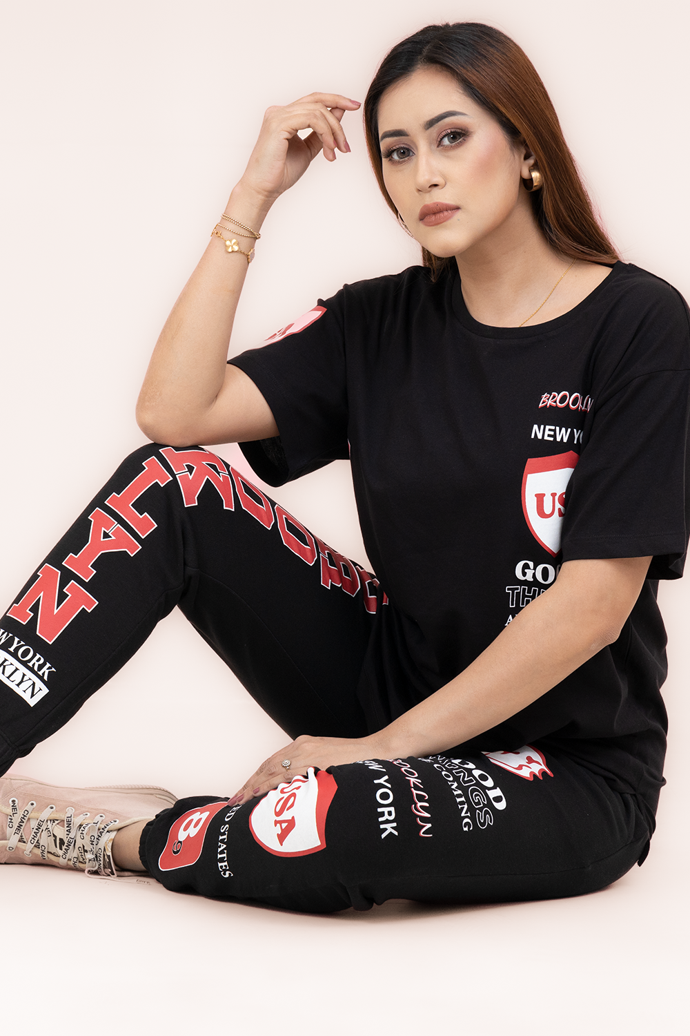 Women’s Brooklyn 2 Piece Set – T-Shirt