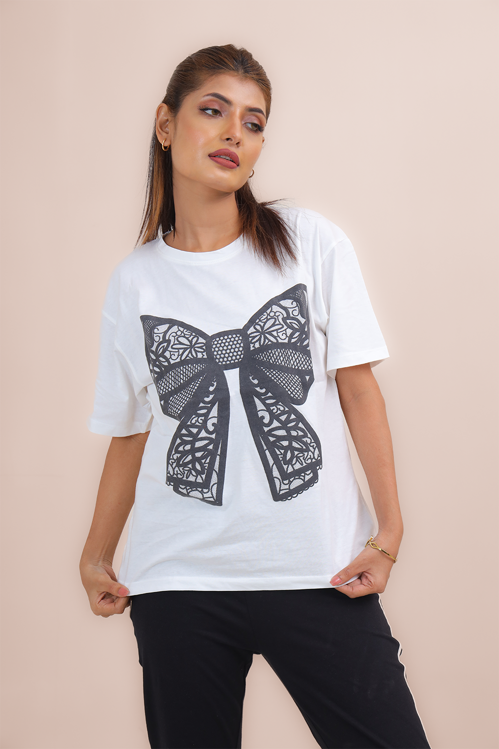 Women’s Drop Shoulder 2 Piece Outfits - Piping