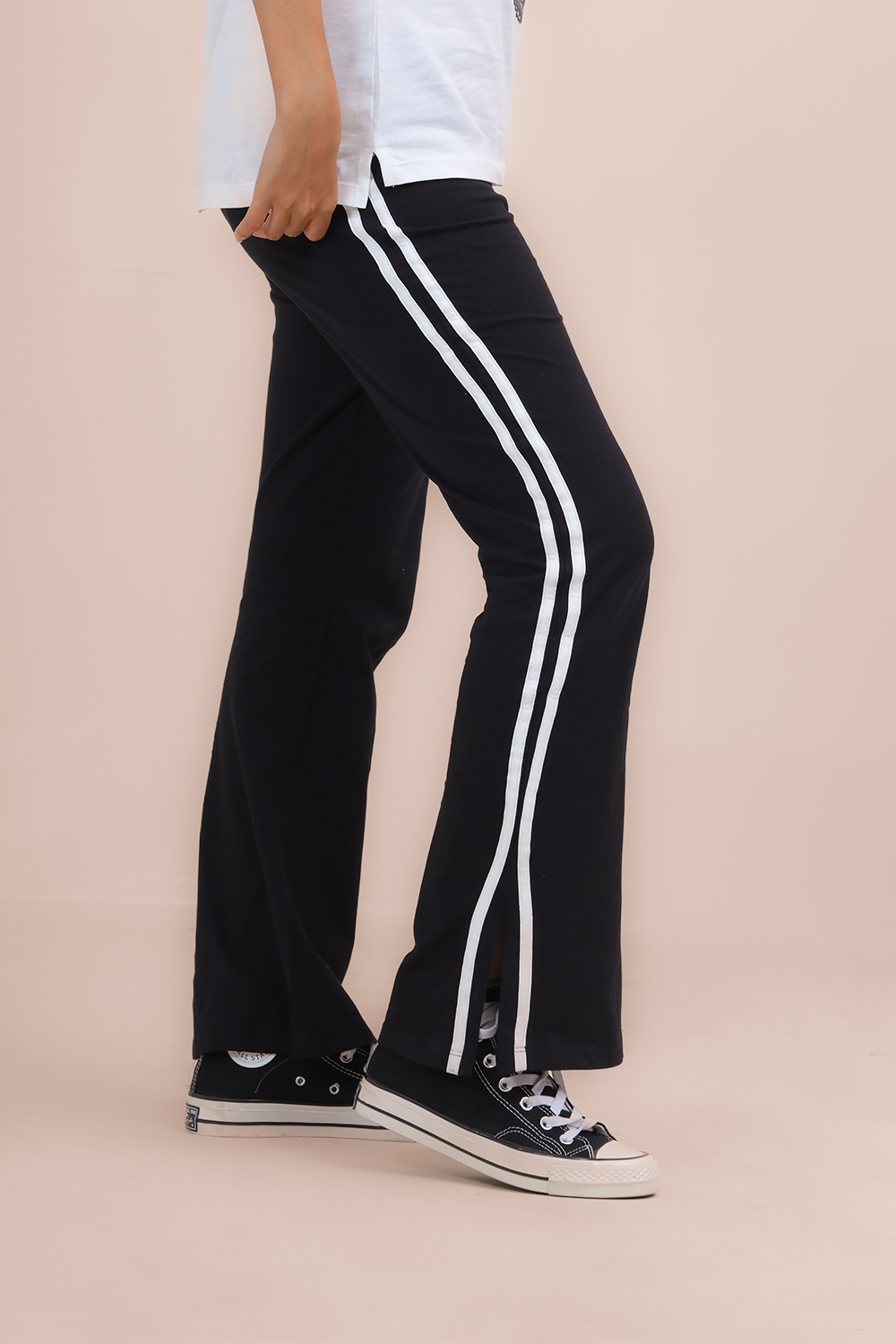 Women’s Drop Shoulder 2 Piece Outfits - Piping