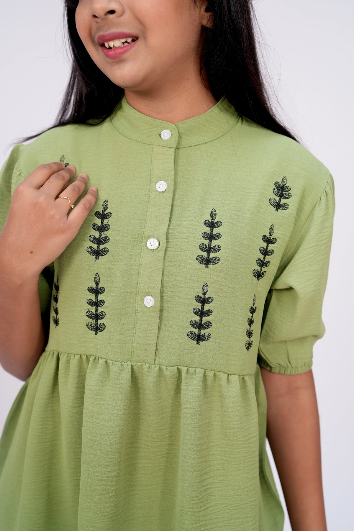 Sage Green - Summer girls Tops
