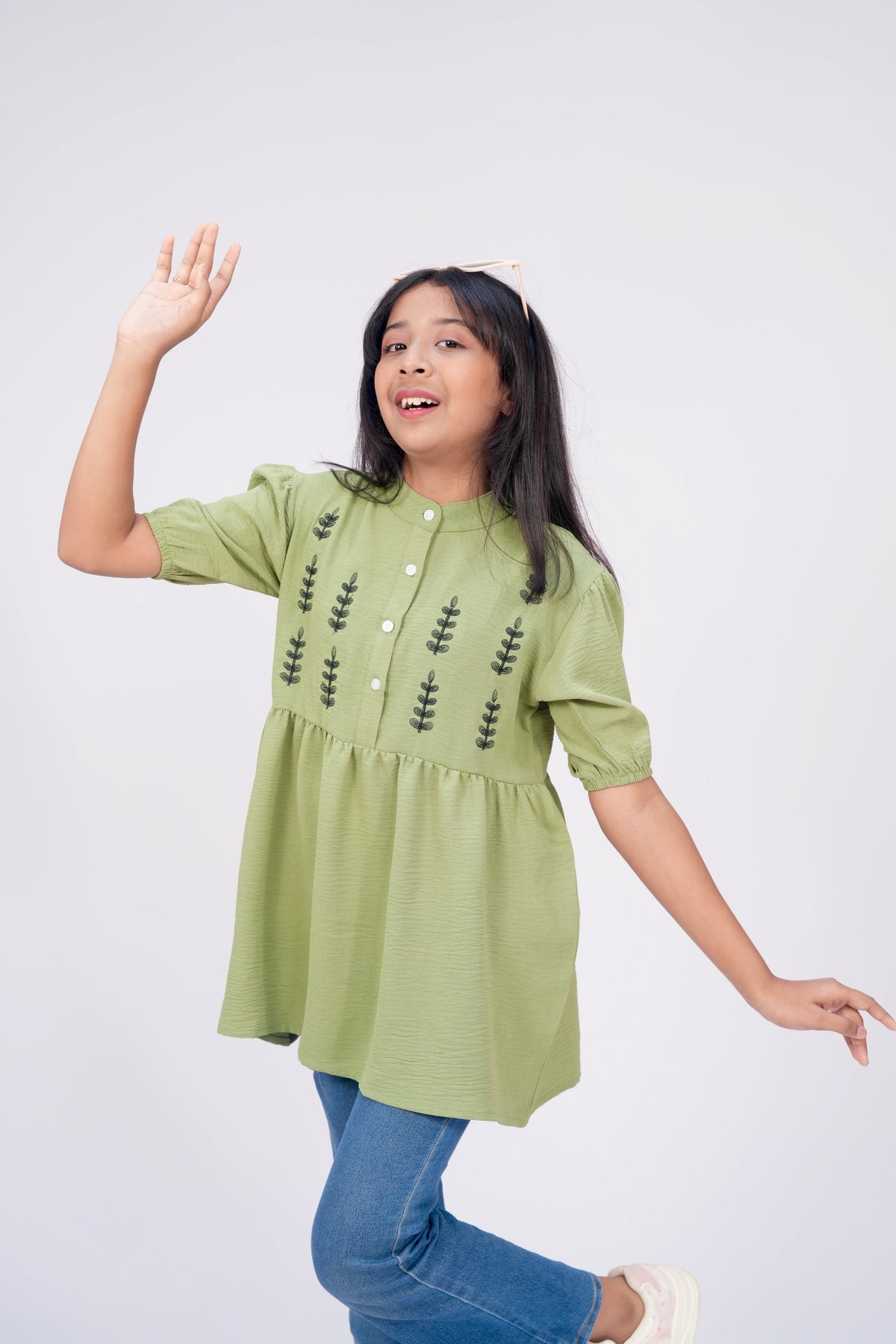 Sage Green - Summer girls Tops