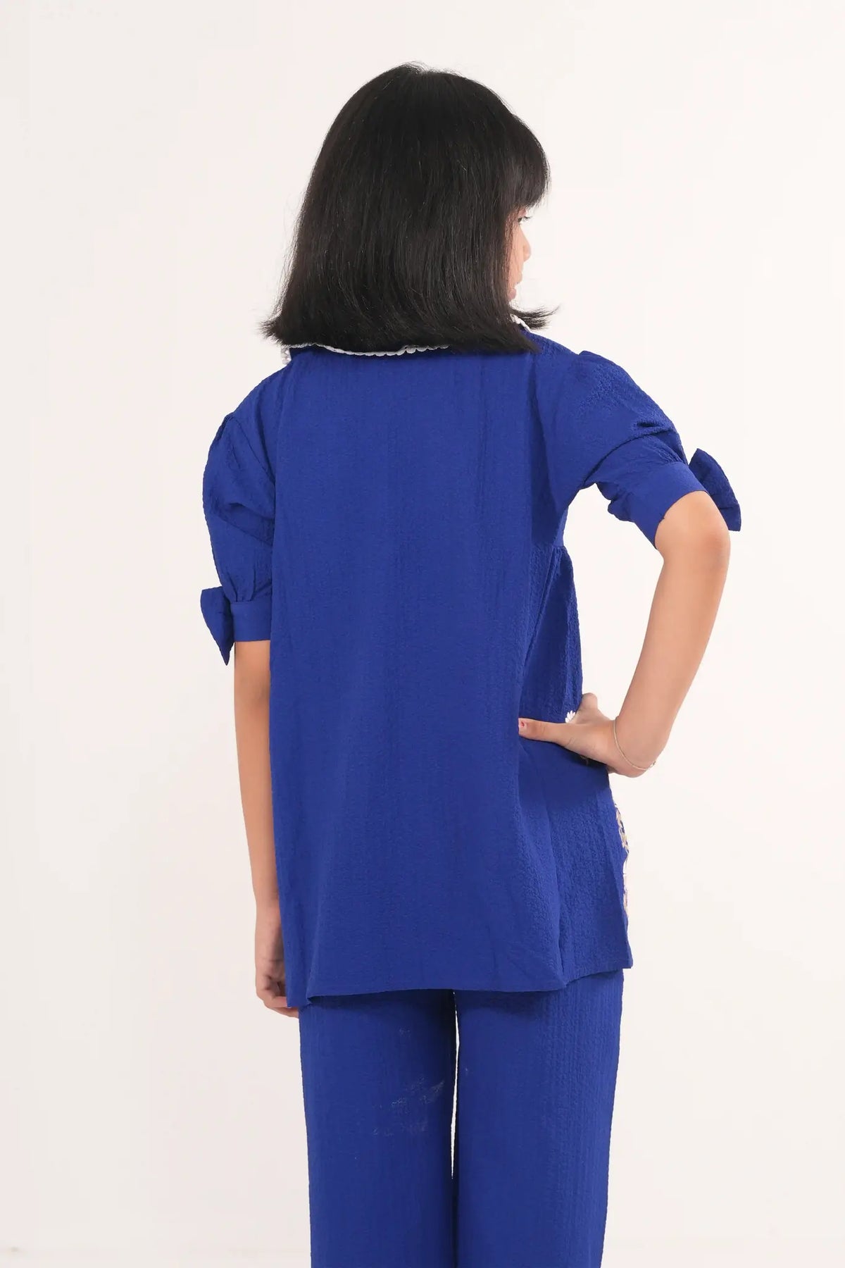 Girls Bloom embroidery Co-Ords set