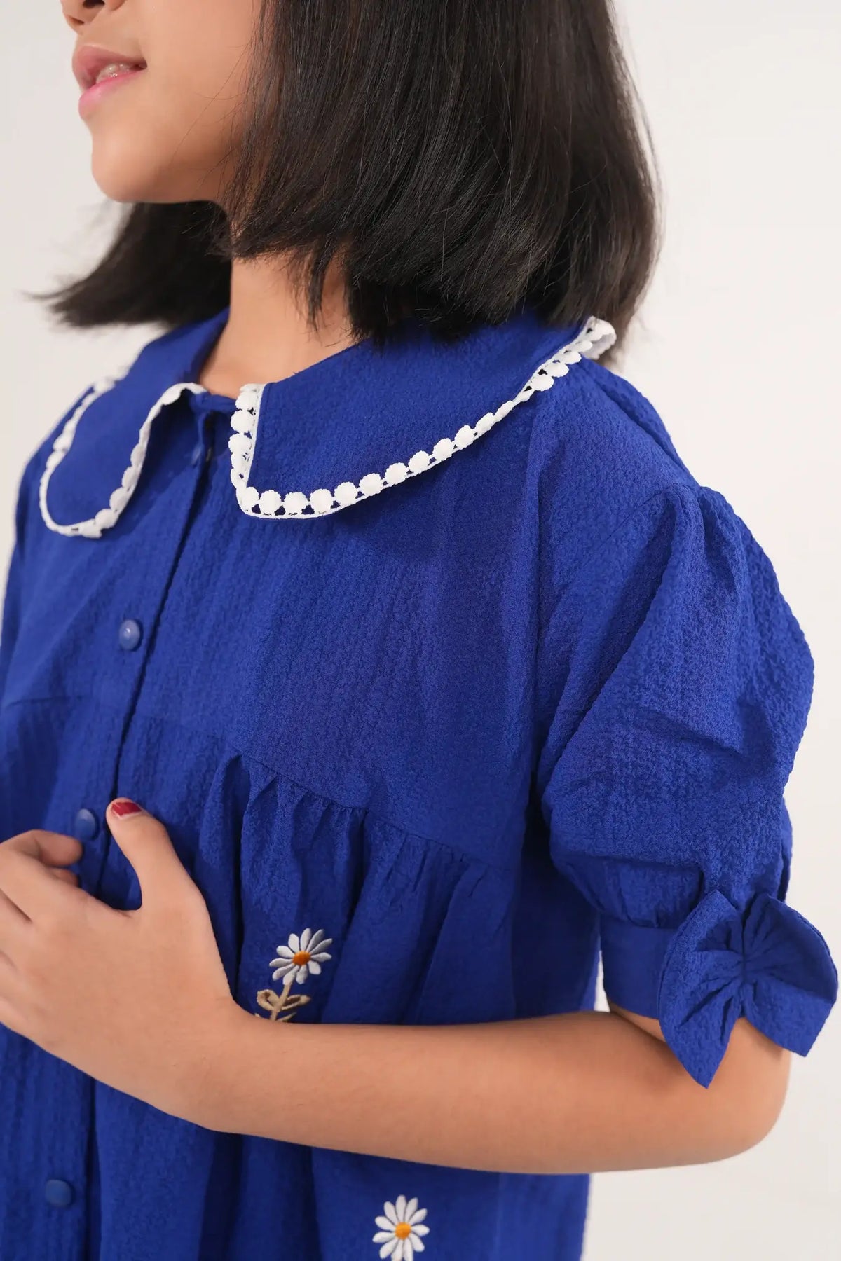Girls Bloom embroidery Co-Ords set