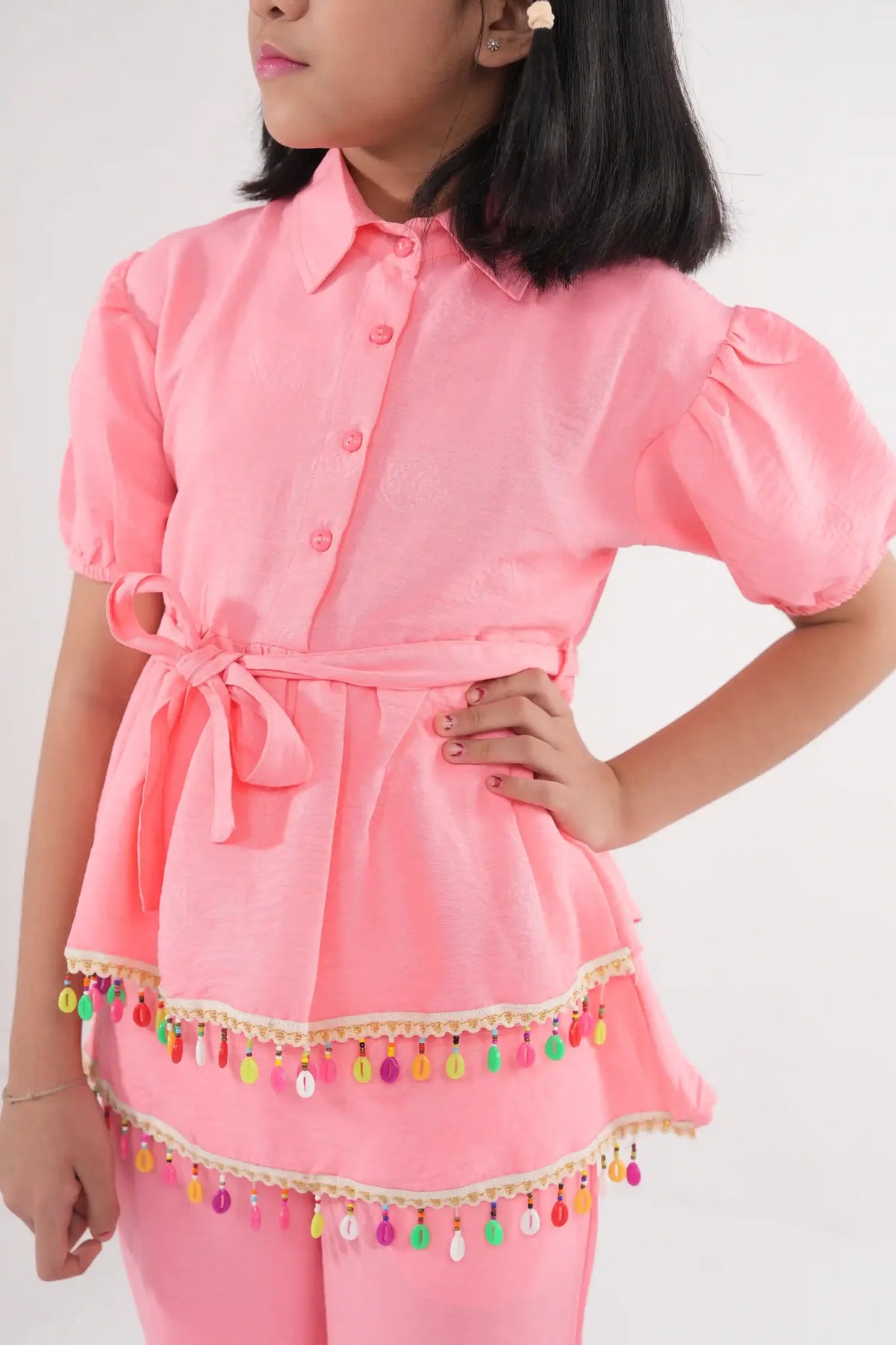 Girls Rainbow Layered Co ord Set