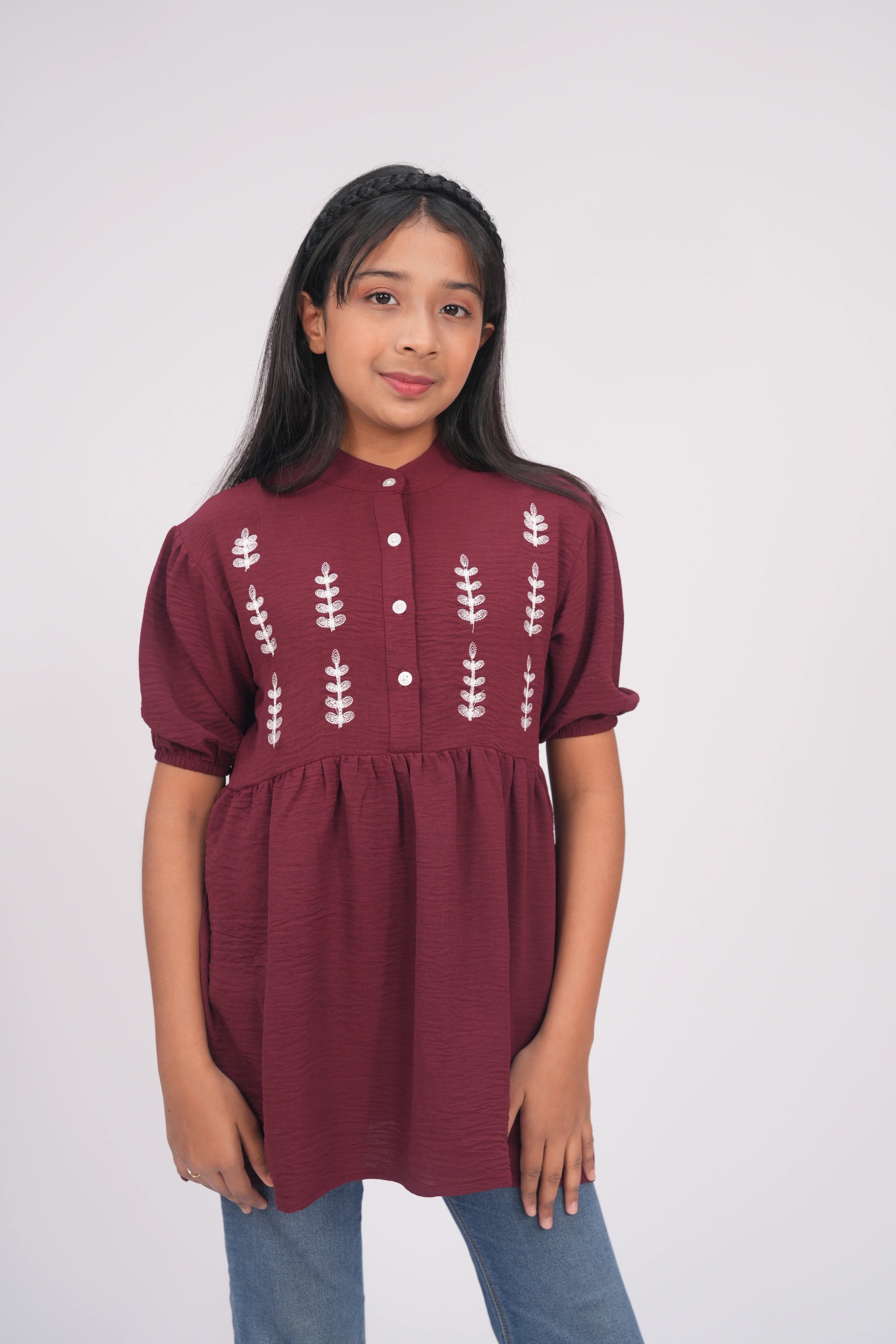 Maroon - Summer girls Tops