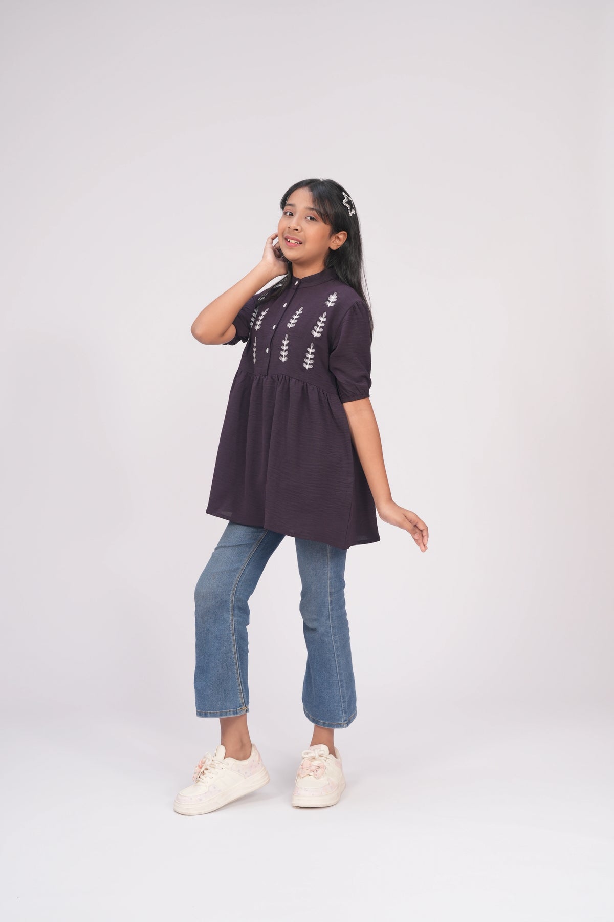 Deep Plum - Summer girls Tops