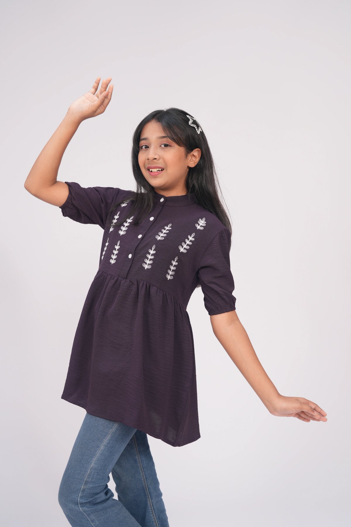 Deep Plum - Summer girls Tops
