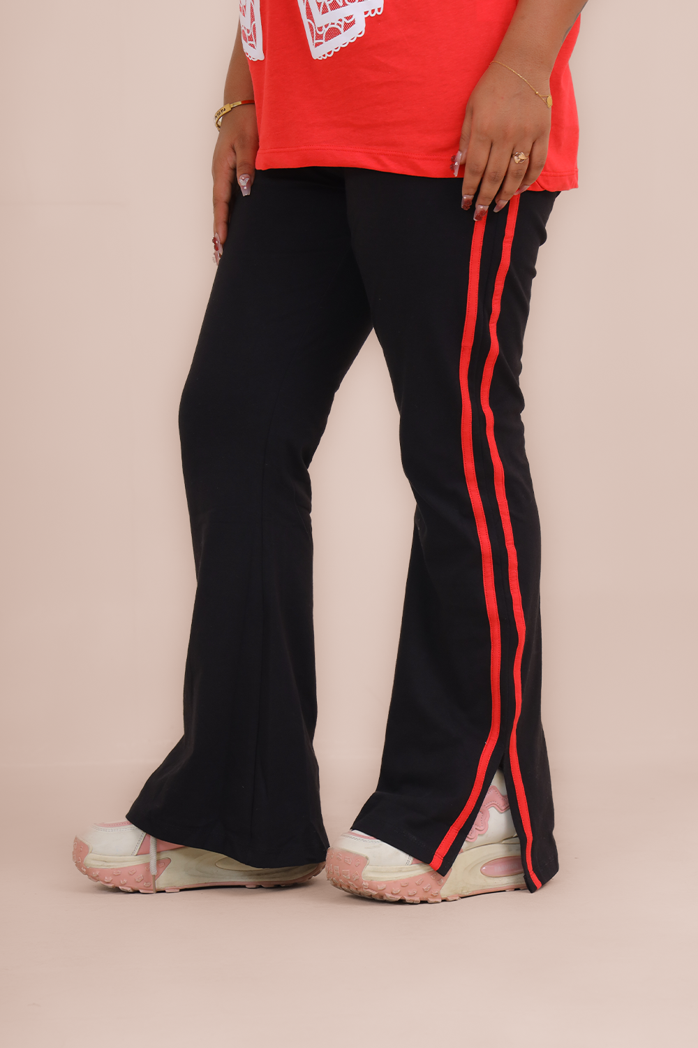 Women’s Drop Shoulder 2 Piece Outfits - Piping