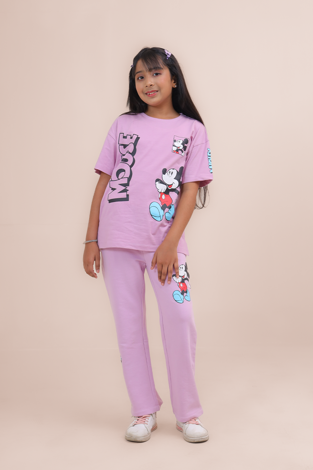 Girls 2 Piece Summer Outfits - Mickey Mouse