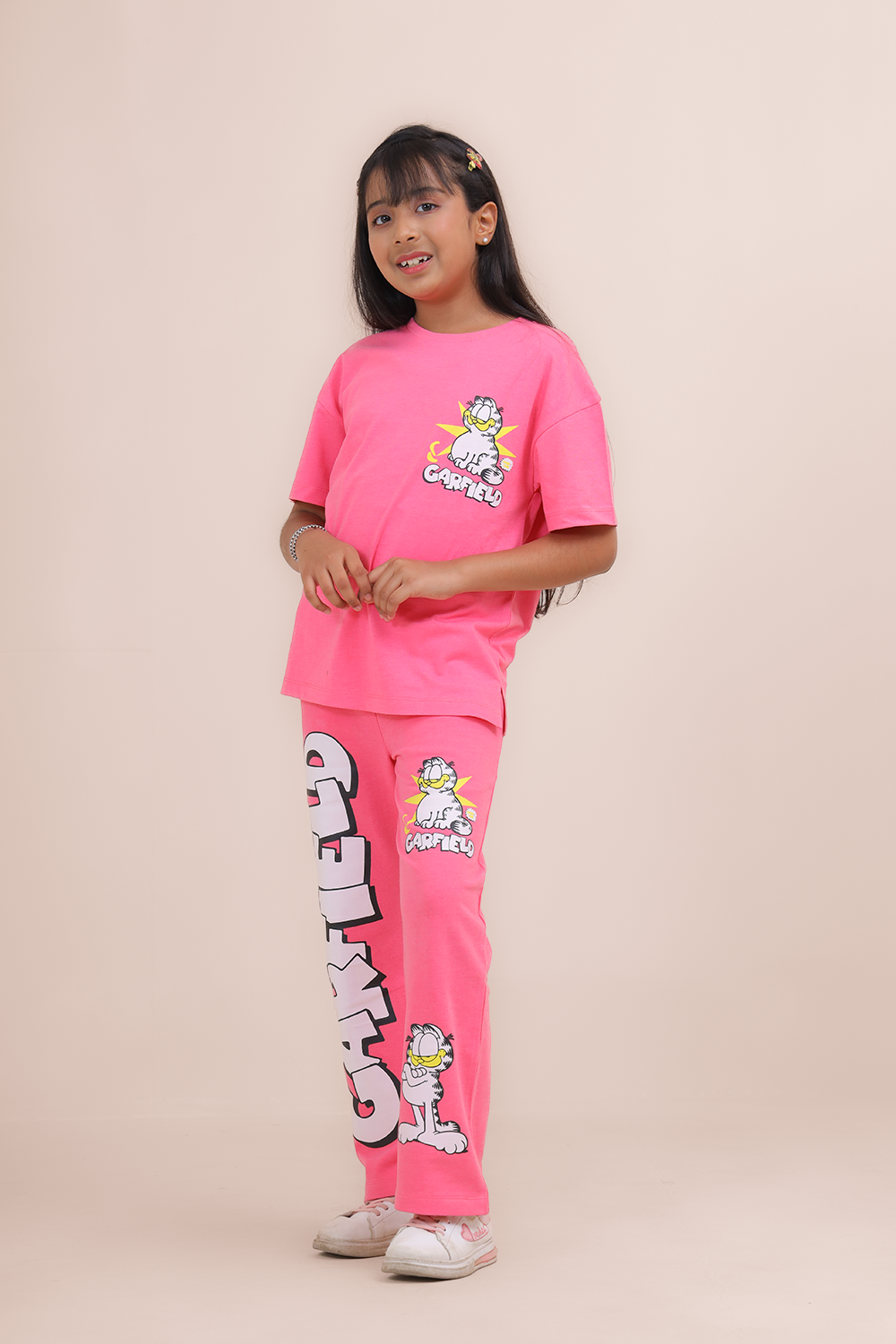 Girls 2 Piece Summer Outfits - Garfield