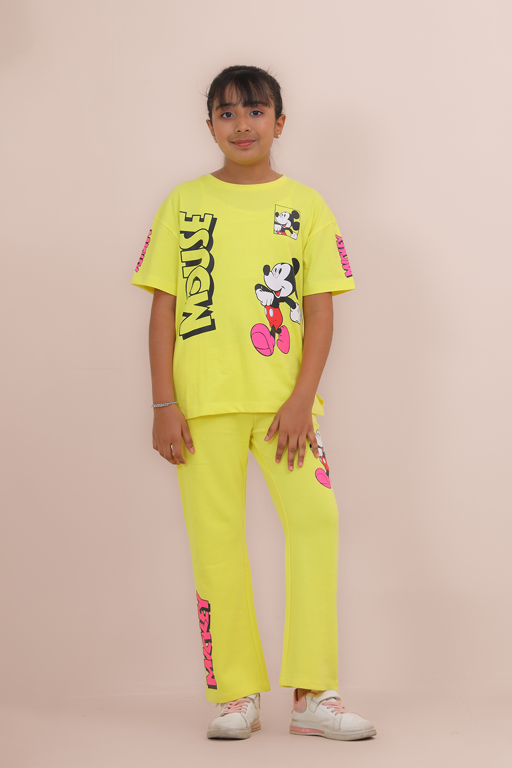 Girls 2 Piece Summer Outfits - Mickey Mouse