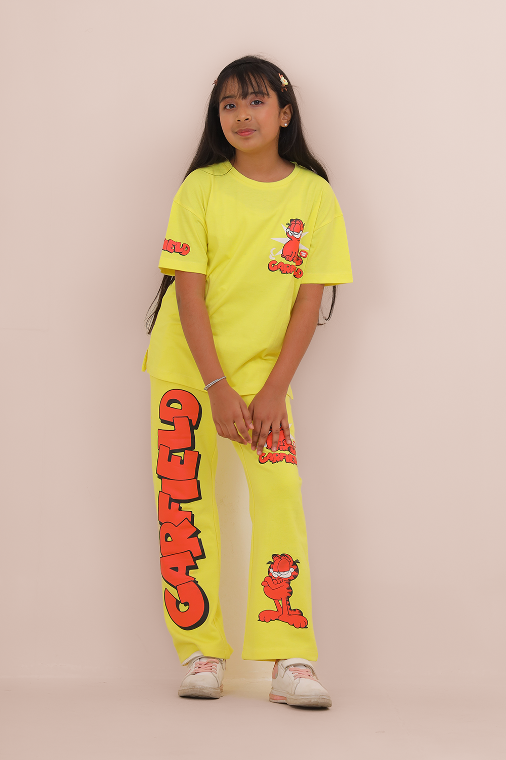Girls 2 Piece Summer Outfits - Garfield