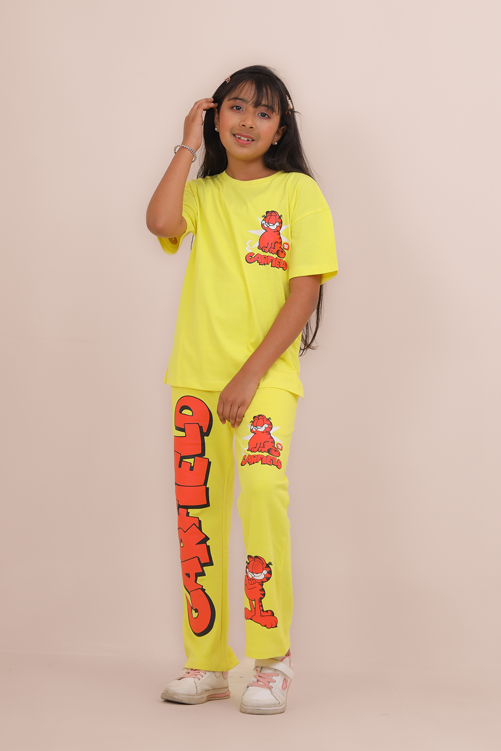 Girls 2 Piece Summer Outfits - Garfield