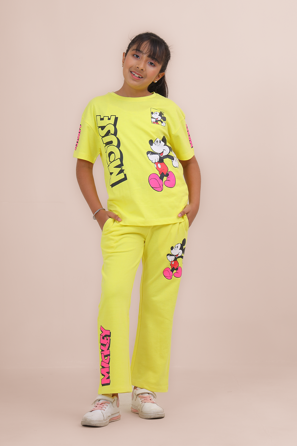 Girls 2 Piece Summer Outfits - Mickey Mouse