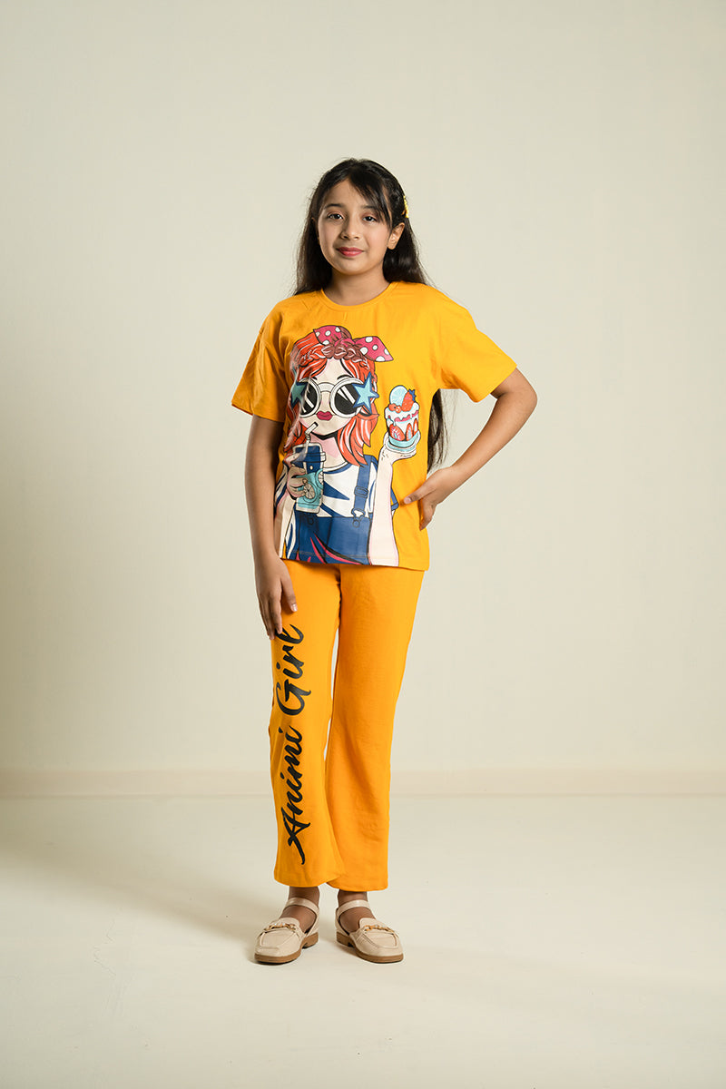 Girls 2 Piece Summer Outfits - Animi Girl