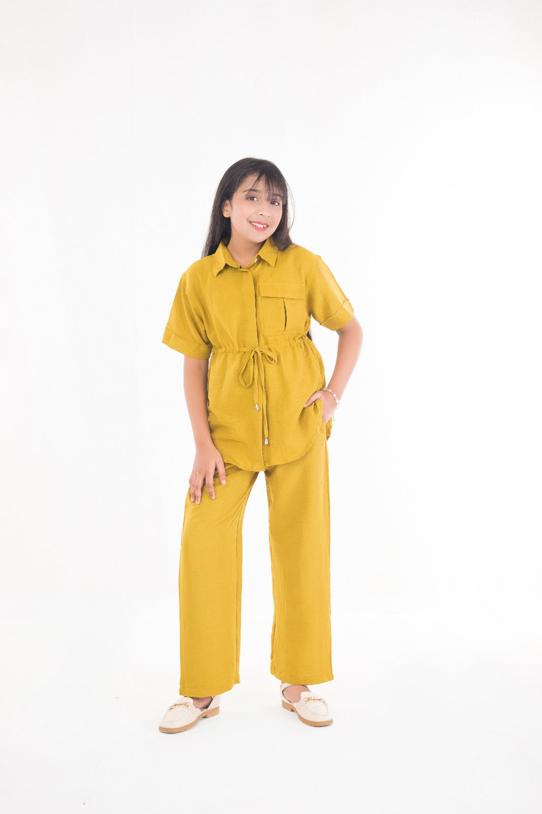 Summer Co-Ord Set 2pcs – Soft Cotton Top & Pants