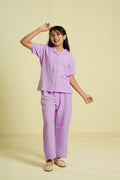 Girls’  Co-Ord Set – Soft Cotton Top & Pants