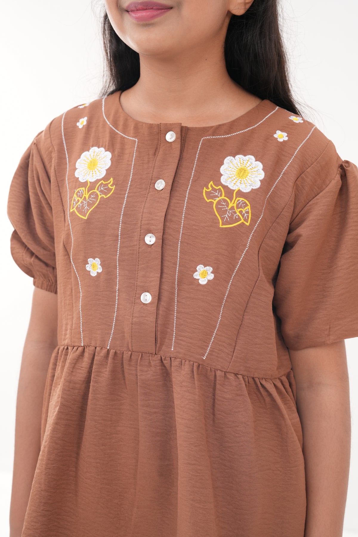 Embroidery - Summer Girls Co‑ord Set