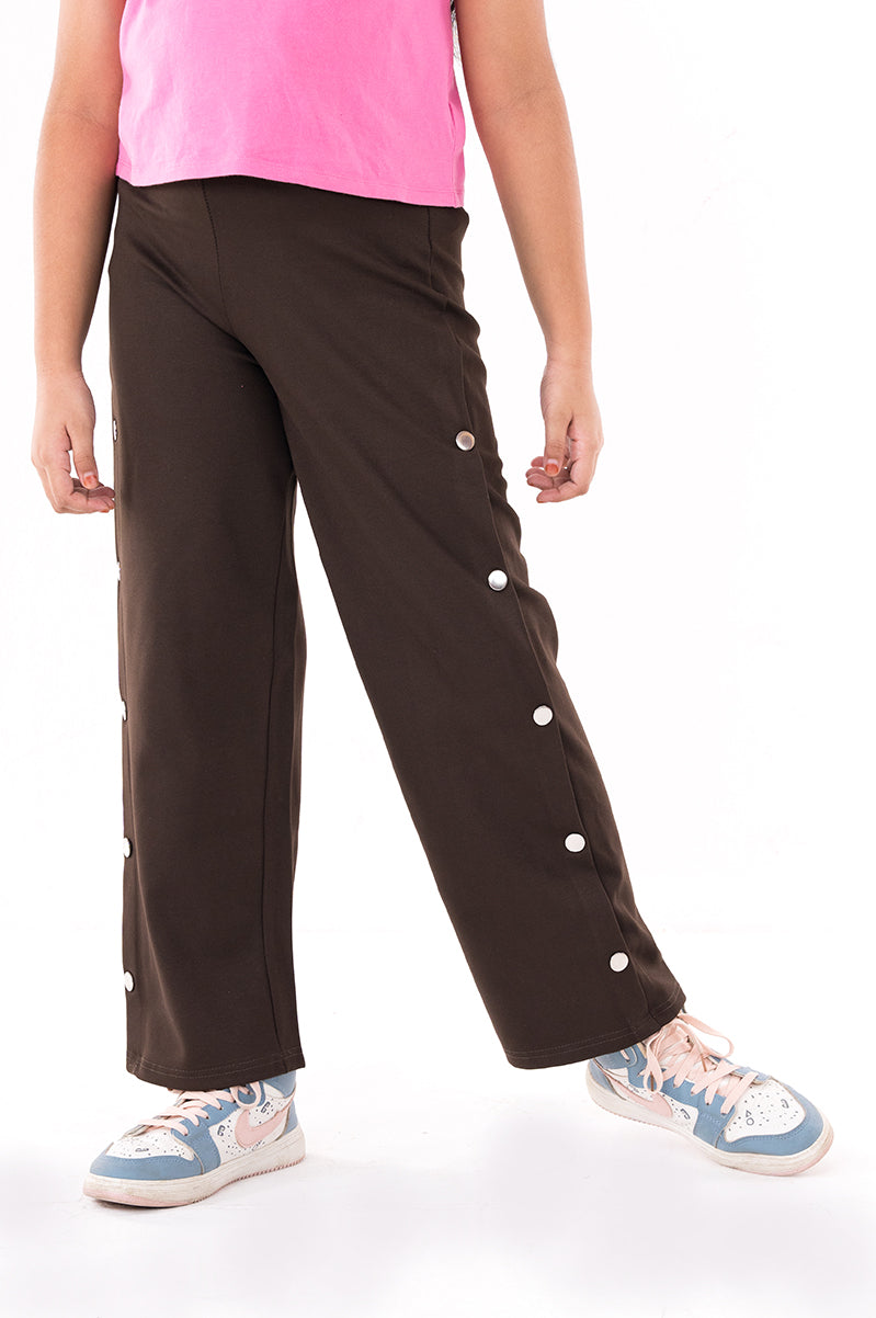 Girls Snap-Button Trouser