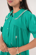 Girls Bloom embroidery Co-Ords set