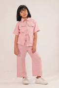 Girls Pocket Zip-Up Co-Ord Set