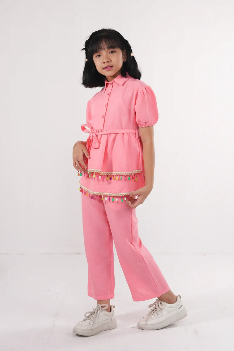 Girls Rainbow Layered Co ord Set