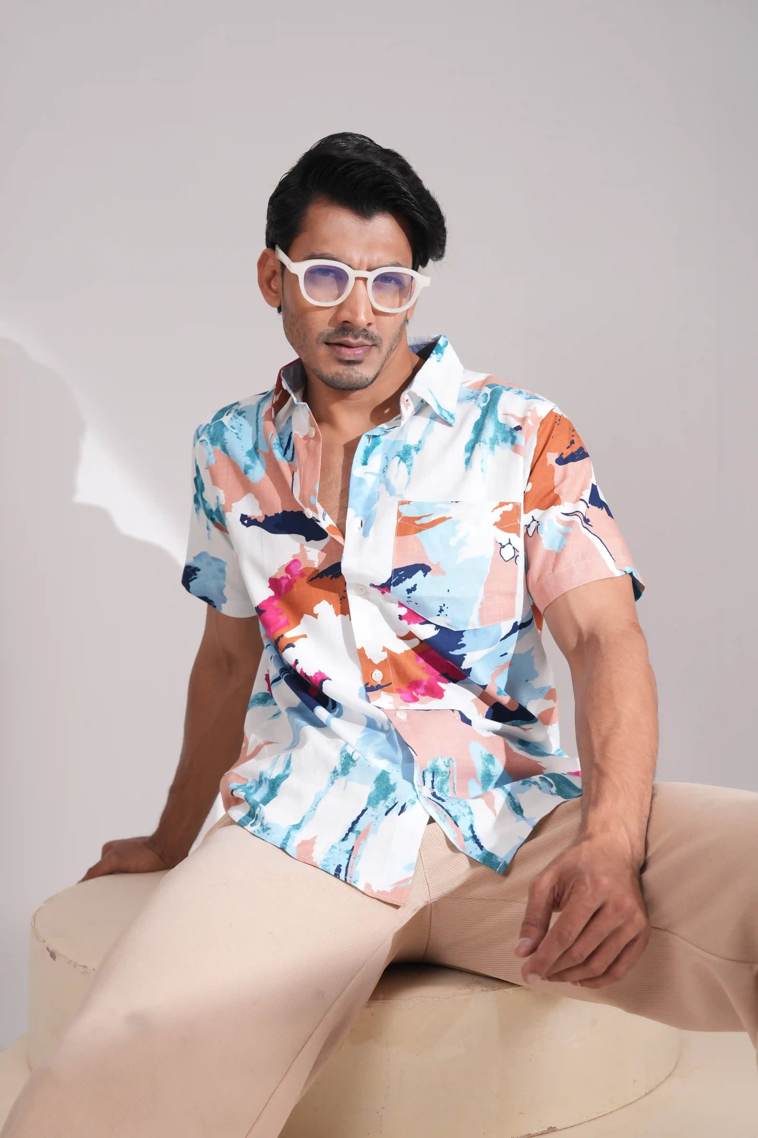 Color Splash  – Men’s Half Sleeve Shirt