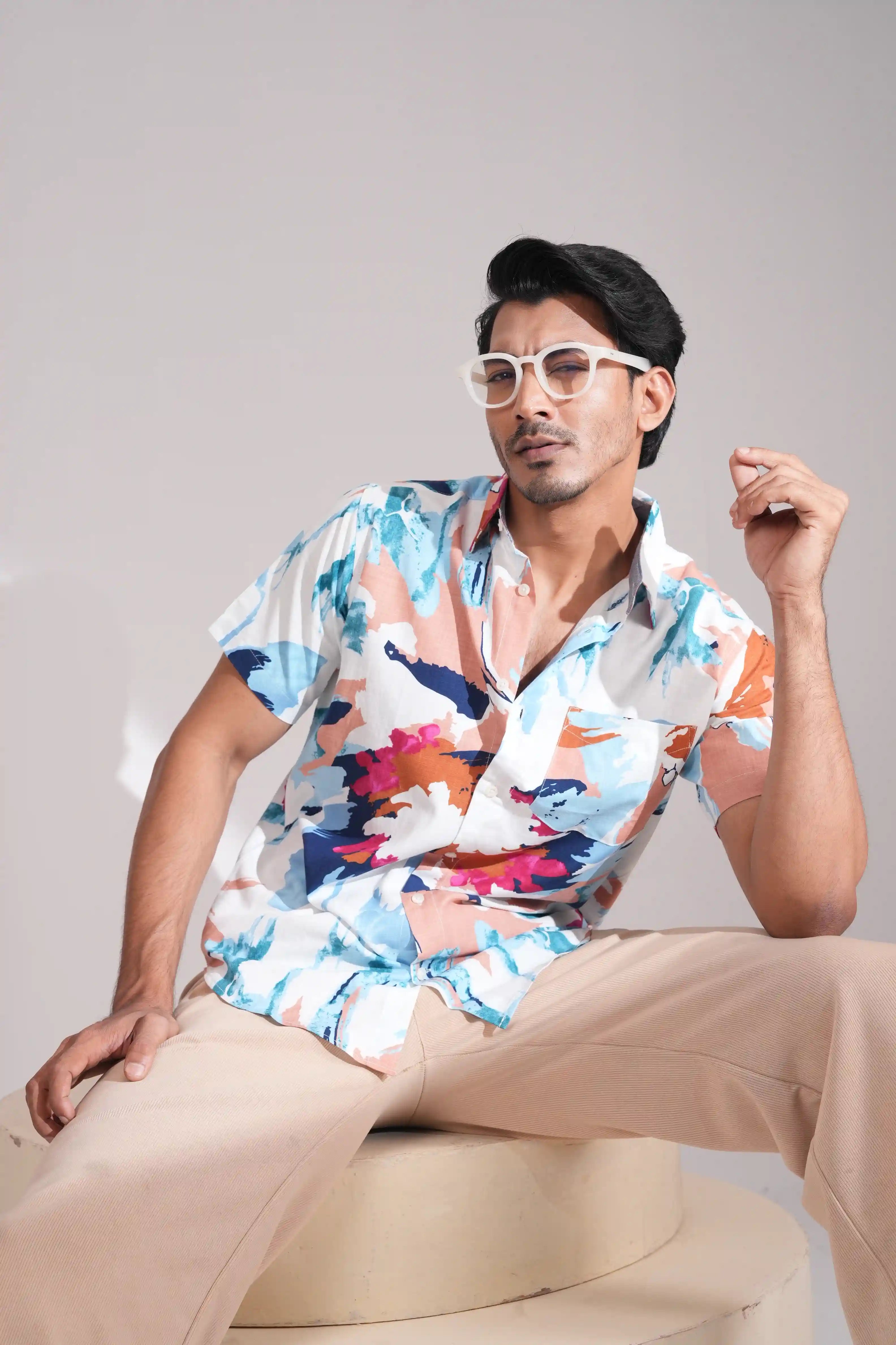 Color Splash  – Men’s Half Sleeve Shirt