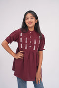 Maroon - Summer girls Tops