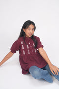 Maroon - Summer girls Tops